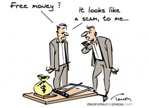 cartoon scam