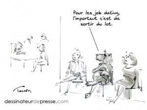 recrutement dessin humoristique