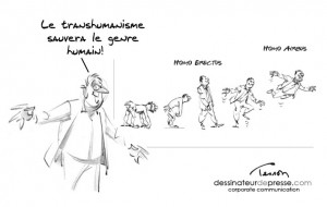 transhumanisme humour dessin