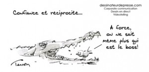 confiance dessin humoristique