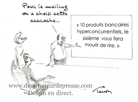 Marketing dessin humoristique