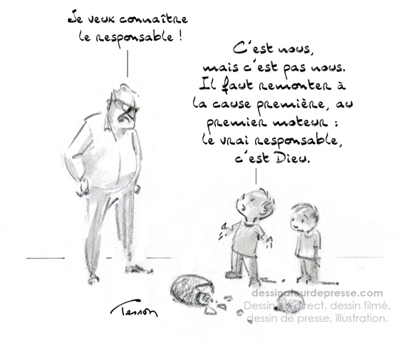 Dessin humoristique responsabilité