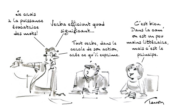 Communication dessin humoristique