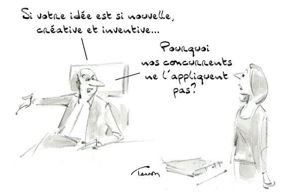 Innovation dessin humoristique