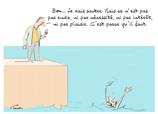 Morale, éthique, dessin de presse, illustration.