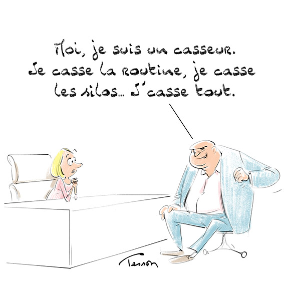 Management dessin humoristique