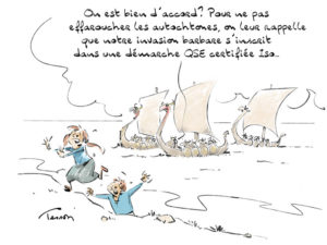 QSE dessin humoristique qualité sécurité environnement