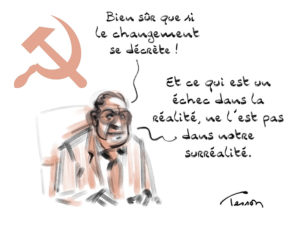 conduite du changement dessin humoristique