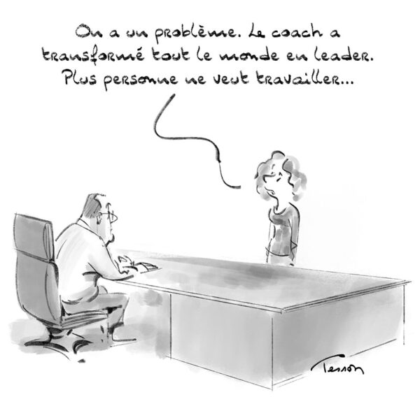 Leadership management dessin humoristique