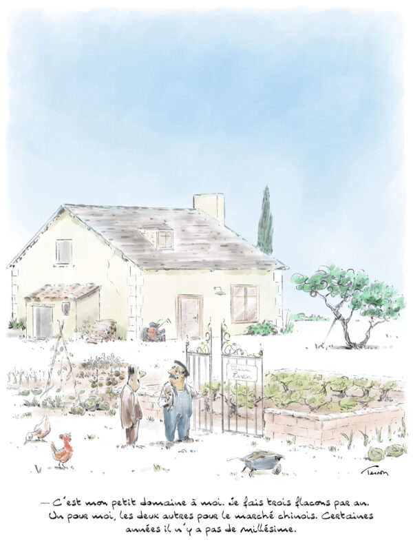 Vigneron dessin humoristique