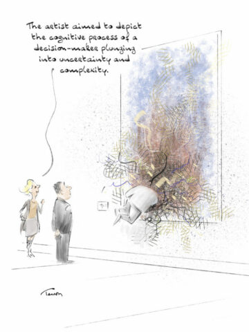 décision dessin humoristique