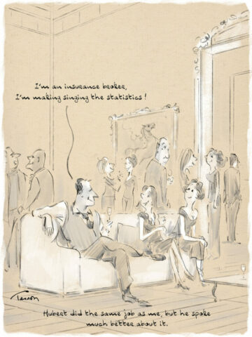 Assurances dessin humoristique