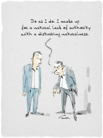 Authority cartoon