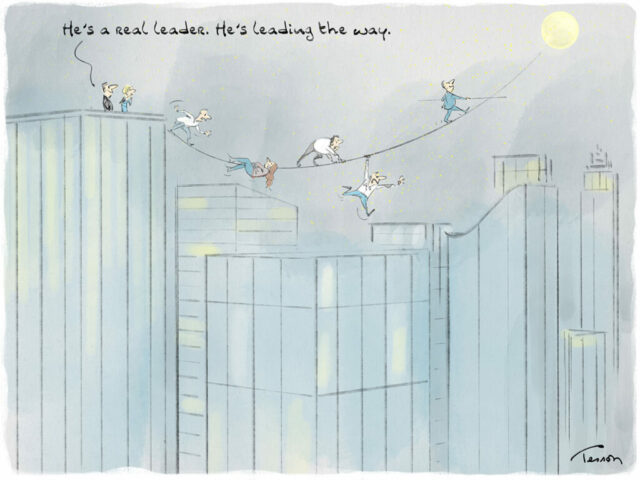 leadership dessin humoristique