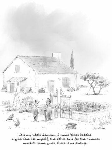 winemaker editorial cartoon humour