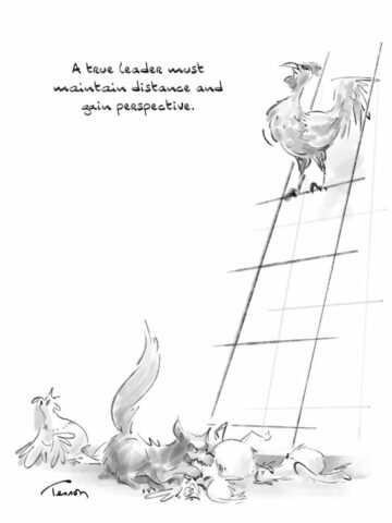 leadership dessin humoristique