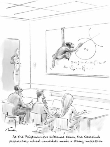 School exam cartoon humor