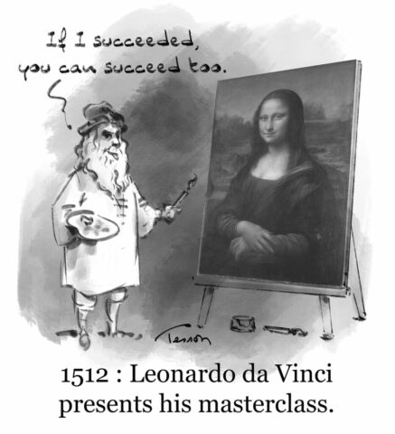 coaching sucess cartoon humor