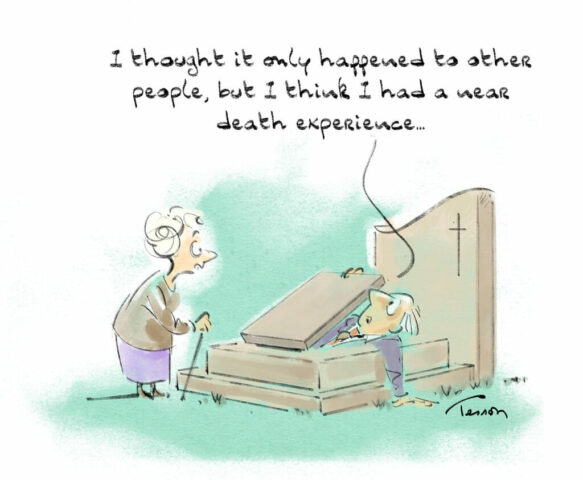 Mort dessin humoristique