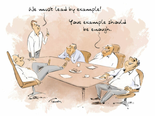 leadership cartoon humor