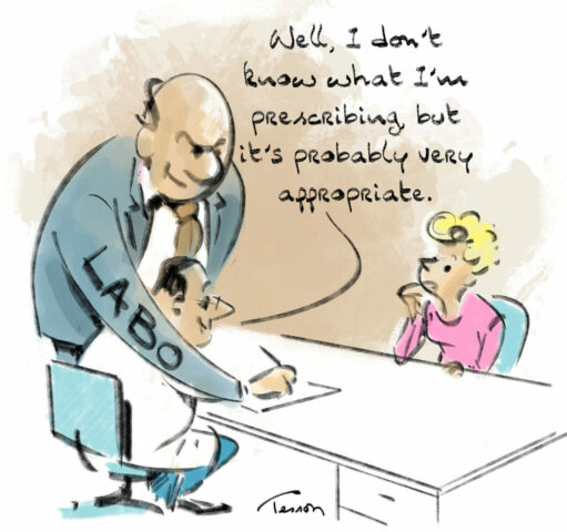 Laboratory medicine cartoon