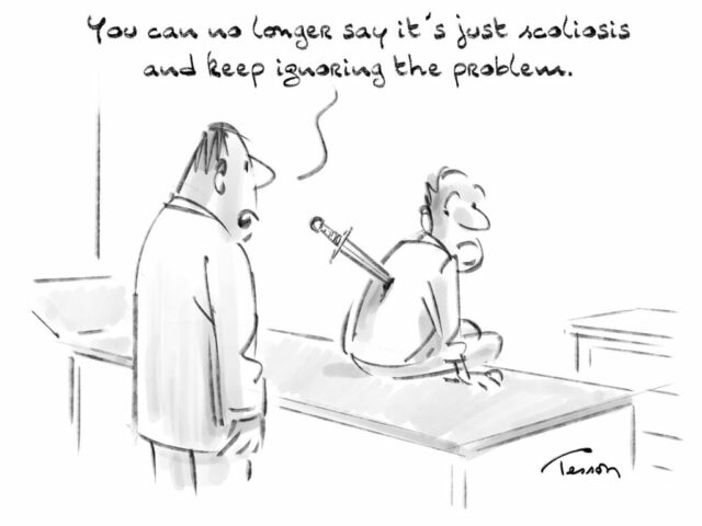 problem editorial cartoon