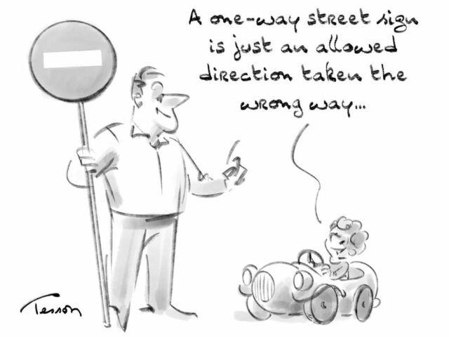 nonconformism editorial cartoon