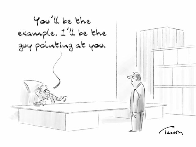example management editorial cartoon