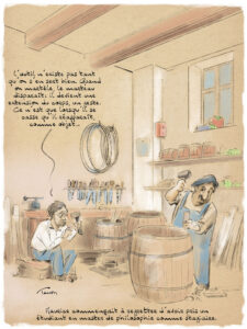 Artisan stagiaire dessin humoristique