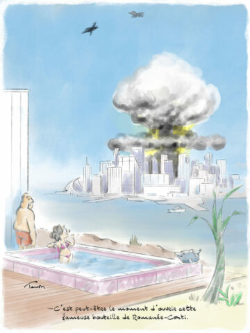 vin dessin humoristique