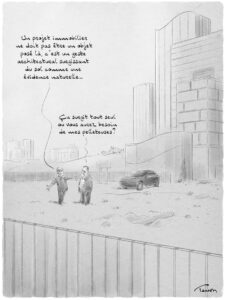 Architecture dessin humoristique