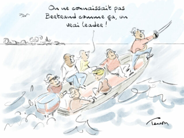 team building dessin humoristique