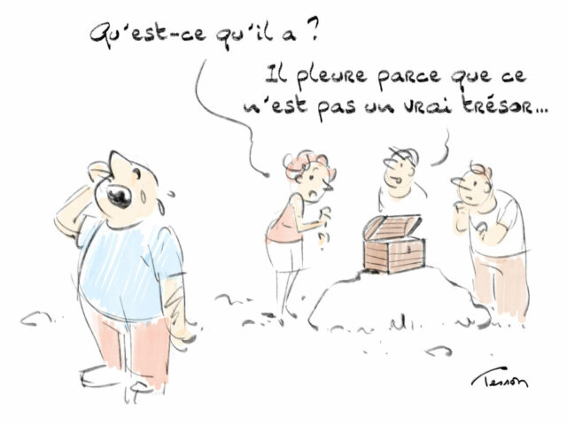 Team building dessin humoristique