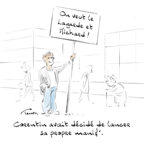 Manifestation des lycéens